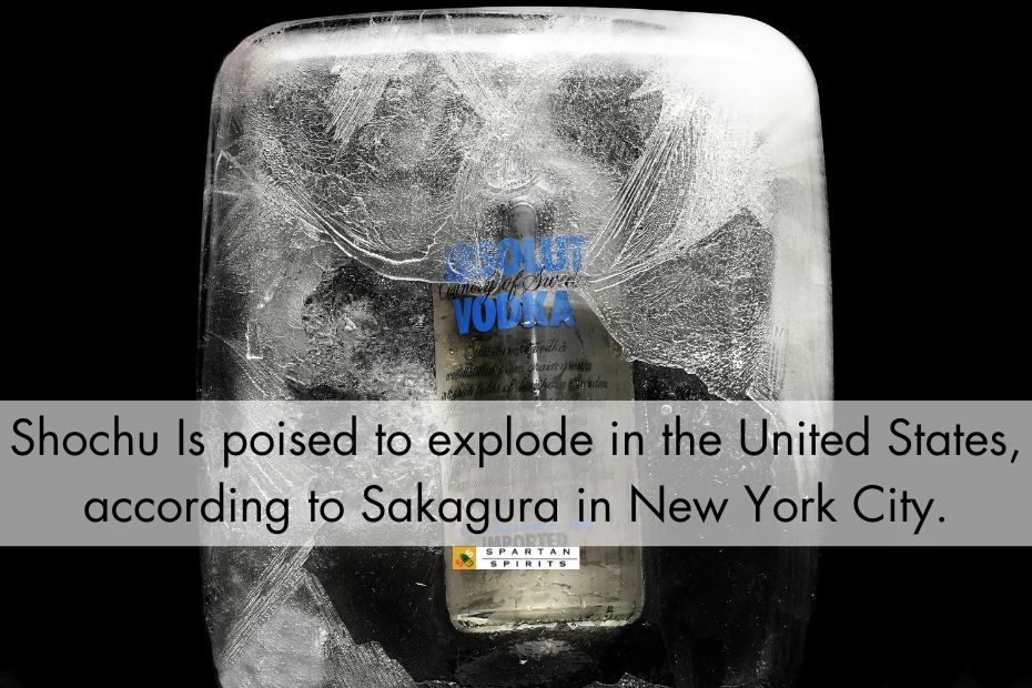 Shochu Is poised to explode in the United States, according to Sakagura in New York City.